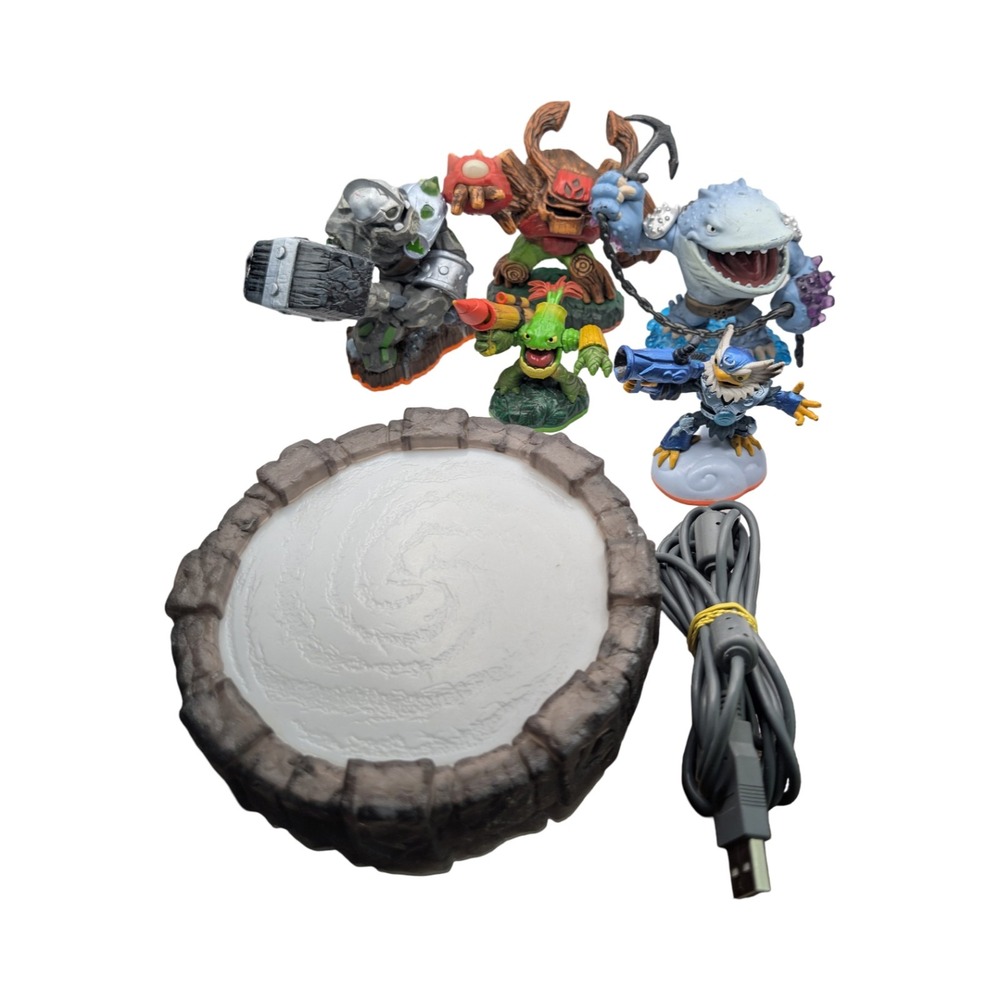 Skylanders Giants Lot w/ Portal of Power + 5 Figures Tree Rex Crusher Thumpback